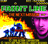 Sgt. Rock : On the Frontline — Title screen