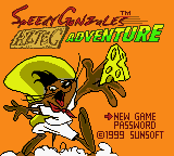 Speedy Gonzales : Aztec Adventure — Title screen