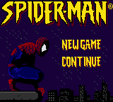 Spider-Man — Title screen