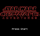 Star Wars: Episode I - Obi-Wan's Adventures — Title screen
