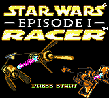 Star Wars: Episode I - Racer — Title screen