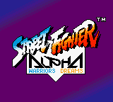 Street Fighter Alpha: Warriors' Dreams — Title screen