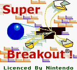 Super Breakout! — Title screen