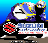 Suzuki Alstare Extreme Racing — Title screen