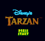 Tarzan — Title screen