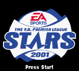 The F.A. Premier League Stars 2001 — Title screen