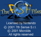 The Fish Files — Title screen