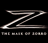 The Mask of Zorro — Title screen