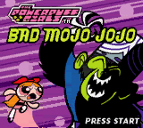 The Powerpuff Girls: Bad Mojo Jojo — Title screen