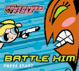 The Powerpuff Girls: Battle Him — Title screen