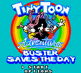 Tiny Toon Adventures : Buster Saves the Day — Title screen