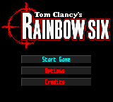 Tom Clancy's Rainbow Six — Title screen