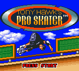 Tony Hawk's Pro Skater — Title screen