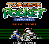 Top Gear Pocket — Title screen