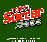 Total Soccer 2000 — Title screen