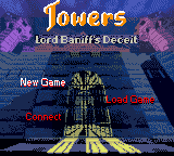 Towers: Lord Baniff's Deceit — Title screen