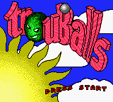 Trouballs — Title screen
