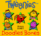 Tweenies : Doodles' Bones — Title screen