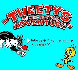 Tweety Sekai Isshuu: 80-Hiki no Sagase — Title screen