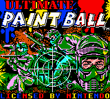 Ultimate Paintball — Title screen