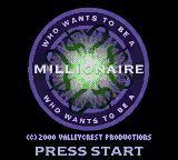 Who Wants to Be a Millionaire : 2nd Edition — Title screen