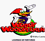 Woody Woodpecker — Title screen