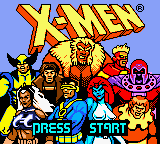 X-Men : Mutant Academy — Title screen