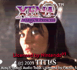 Xena : Warrior Princess — Title screen