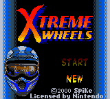 Xtreme Wheels — Title screen