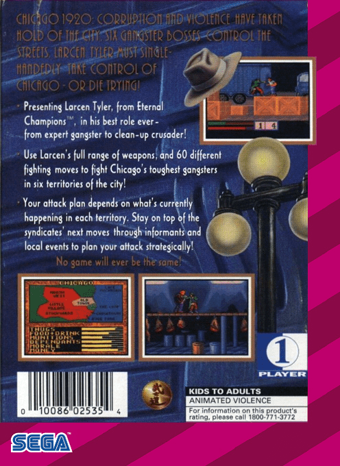 Chicago Syndicate — Box back
