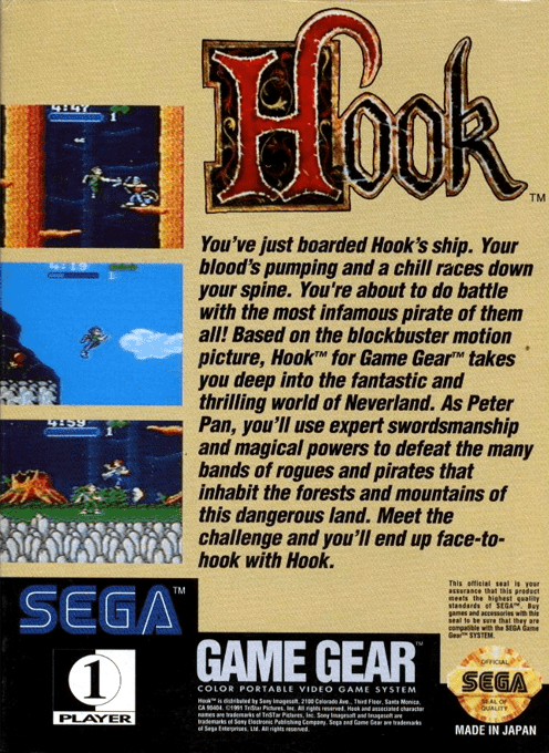 Hook — Box back