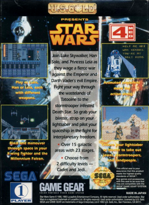 Star Wars — Box back