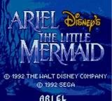 Ariel the Little Mermaid — Title screen