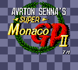 Ayrton Senna's Super Monaco GP II — Title screen