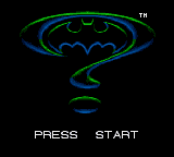 Batman Forever — Title screen