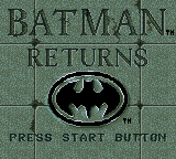 Batman Returns — Title screen