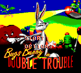Bugs Bunny in Double Trouble — Title screen