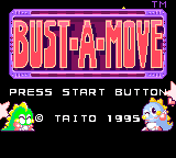 Bust-A-Move — Title screen