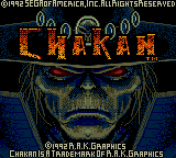 Chakan — Title screen