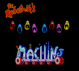 Dr. Robotnik's Mean Bean Machine — Title screen