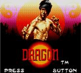 Dragon : The Bruce Lee Story — Title screen