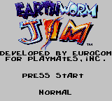 Earthworm Jim — Title screen