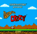 Fantastic Dizzy — Title screen