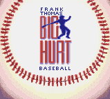 Frank Thomas Big Hurt Baseball — Title screen