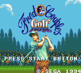 Fred Couples' Golf — Title screen