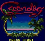 Greendog : The Beached Surfer Dude! — Title screen