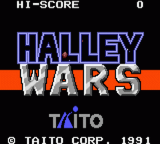 Halley Wars — Title screen