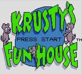 Krusty's Fun House — Title screen