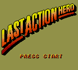 Last Action Hero — Title screen