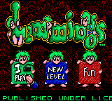 Lemmings — Title screen